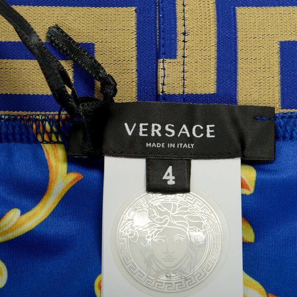 Versace Men's Greeca Border Low Rise Swimwear Slip Versace sz 6 US L IT 52 - Picture 5 of 6